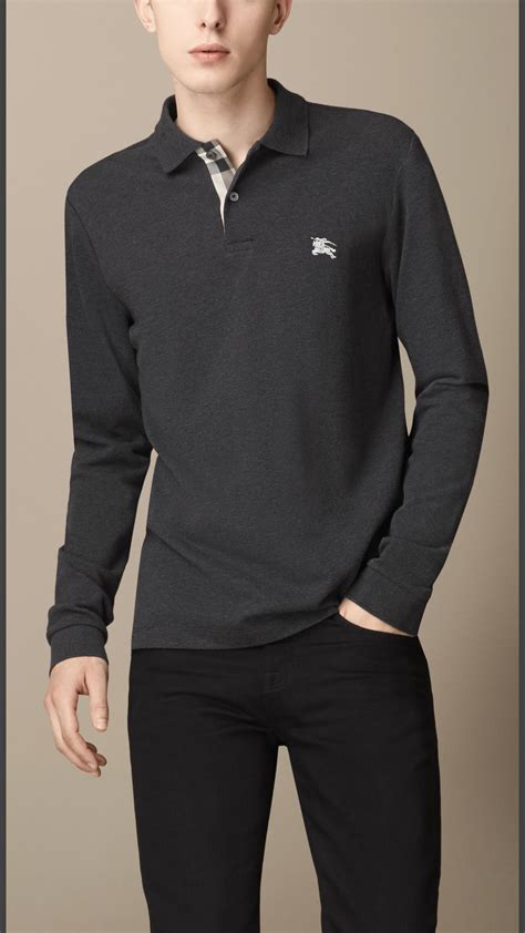 burberry polo t shirts price india|burberry long sleeve polo shirts.